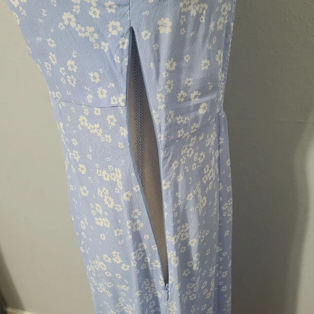 & Other Stories Blue Floral Maxi‎ Dress Size 6